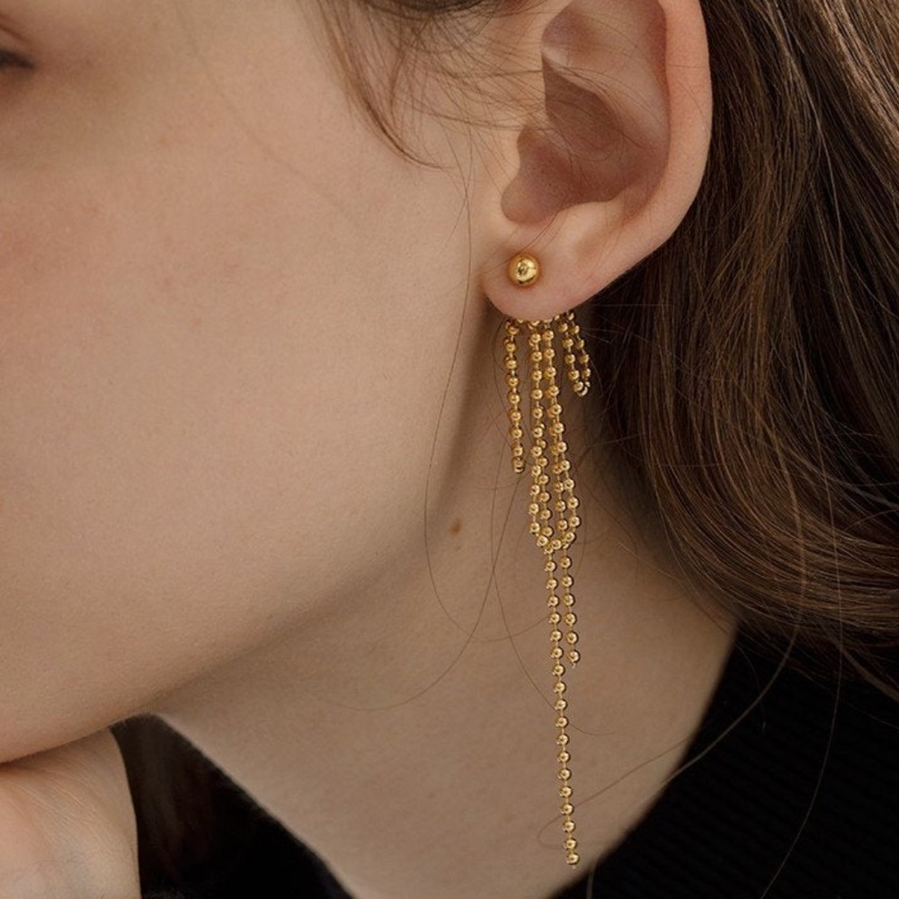 Seed beads earrings - Picture 3 of 6